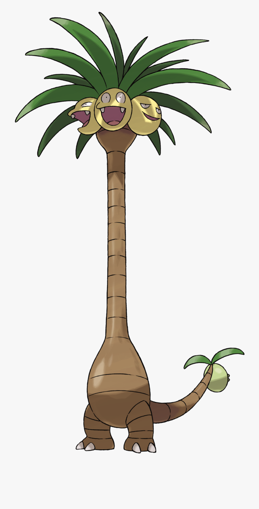 Pokémon Sun And Moon Pokémon Ultra Sun And Ultra Moon - Pokemon Exeggutor, Transparent Clipart