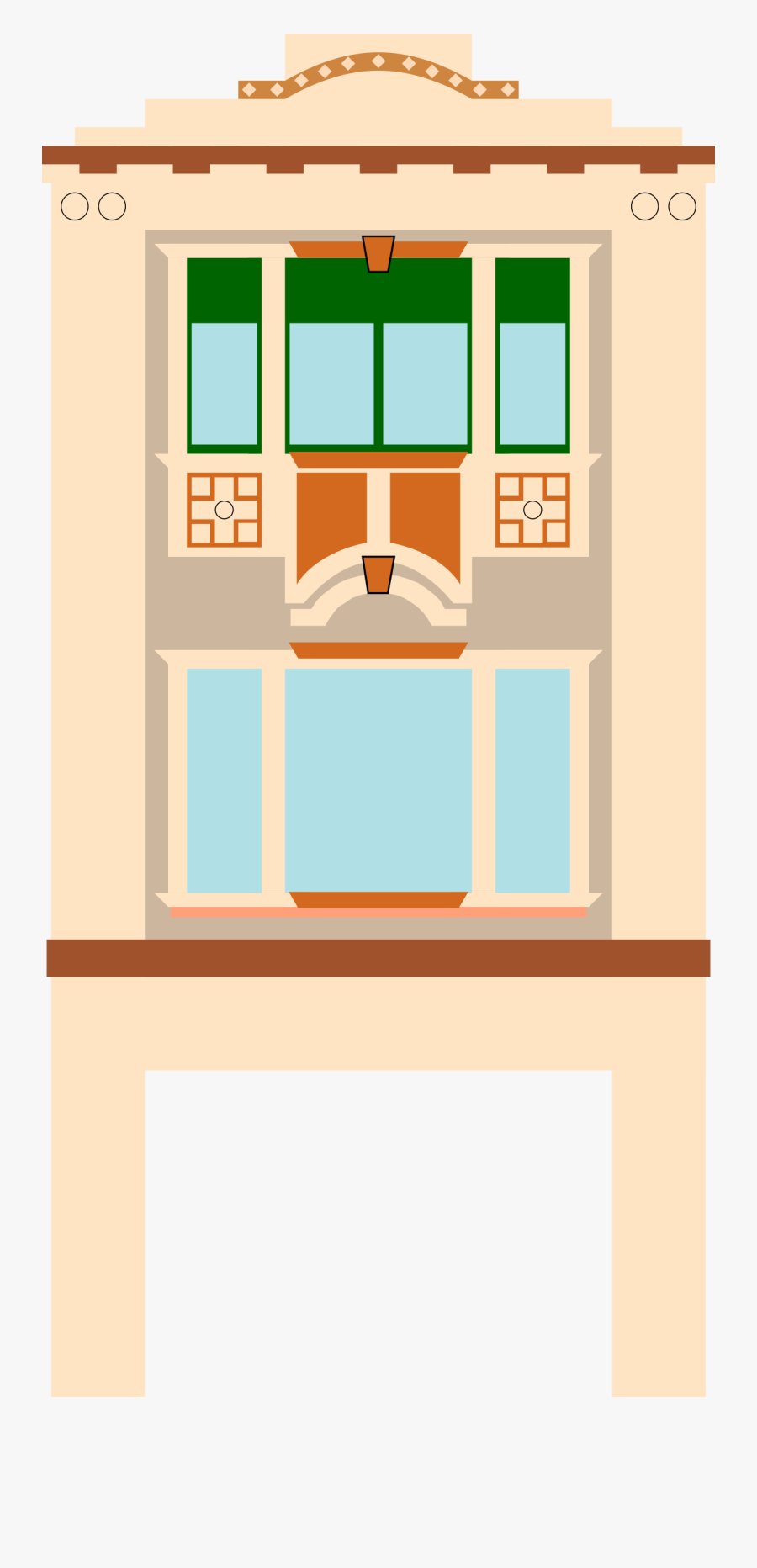 Shop House Clip Arts - Clip Art, Transparent Clipart