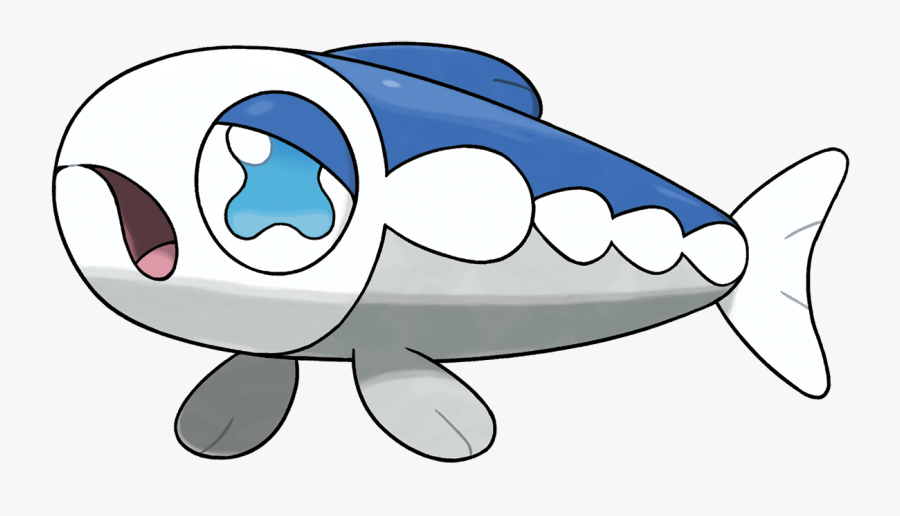 Pokemon Sun And Moon Wishiwashi Soloform - Fish Pokemon, Transparent Clipart