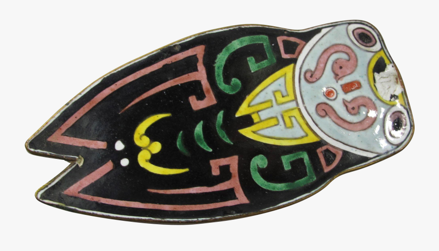 1920s Brass & Enamel Art Deco Cicada Pill Box With - Cartoon, Transparent Clipart