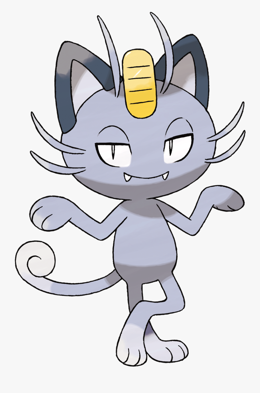 Pokemon Sun And Moon Meowth - Alolan Meowth, Transparent Clipart