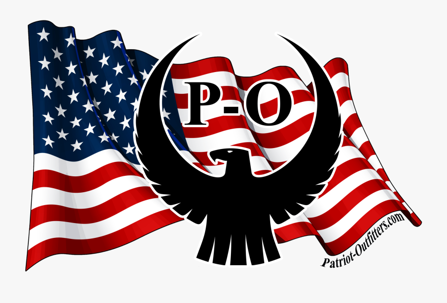 Wavy American Flag Drawing, Transparent Clipart