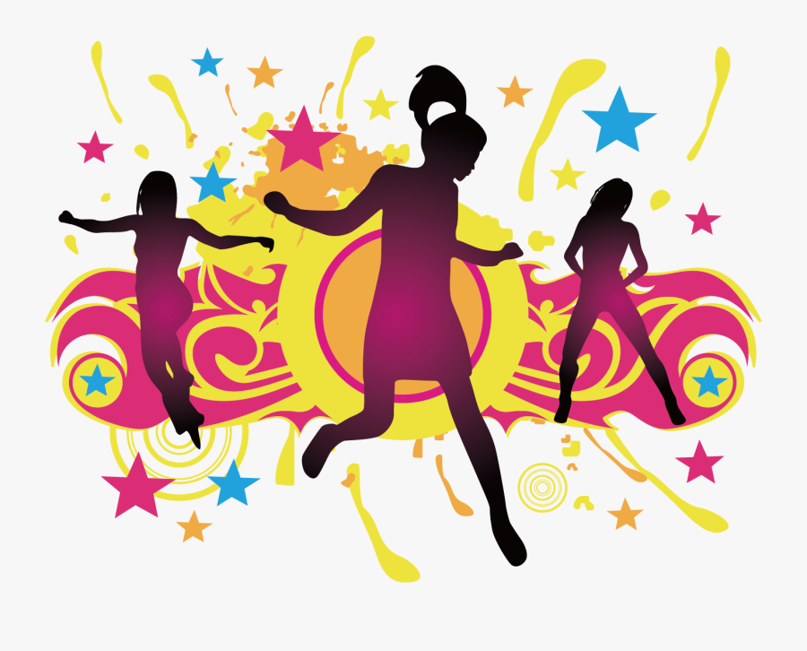 Dance Party Dance Party Silhouette - Women Party Silhouette Png, Transparent Clipart