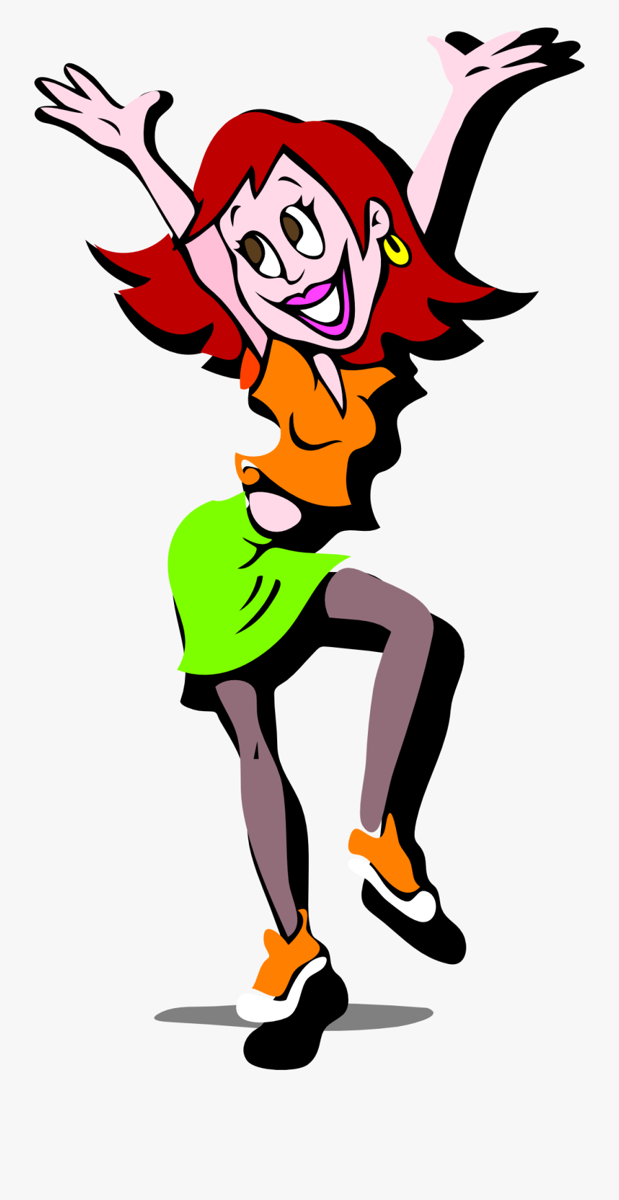 Clipart Happy Woman, Transparent Clipart