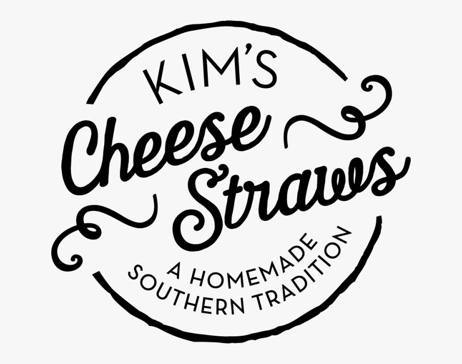 Kim"s Cheese Straws - Calligraphy, Transparent Clipart