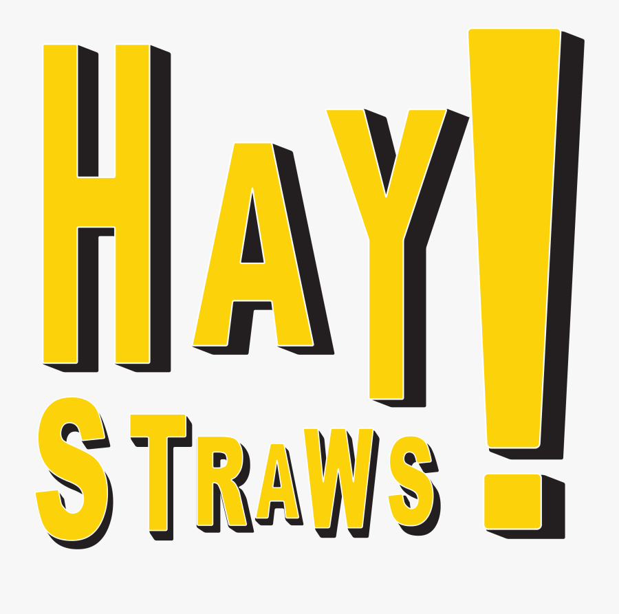 Hay Straws Logo, Transparent Clipart