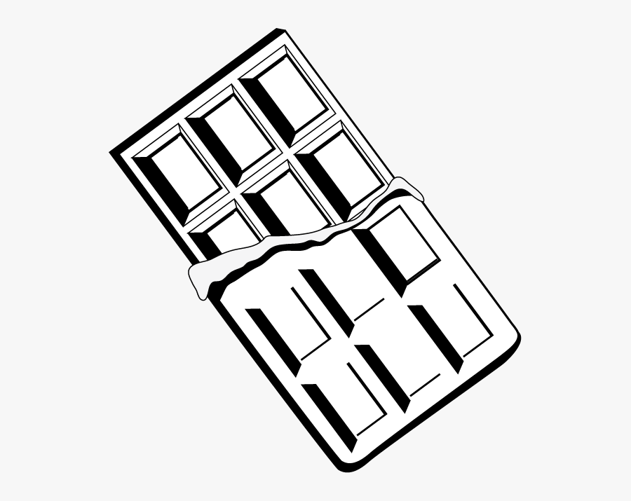Bar Of Page Sheet Chocolate Bar Coloring Page Free Transparent 