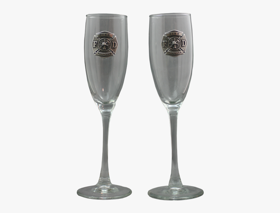 Clip Art With Maltese - Champagne Stemware, Transparent Clipart