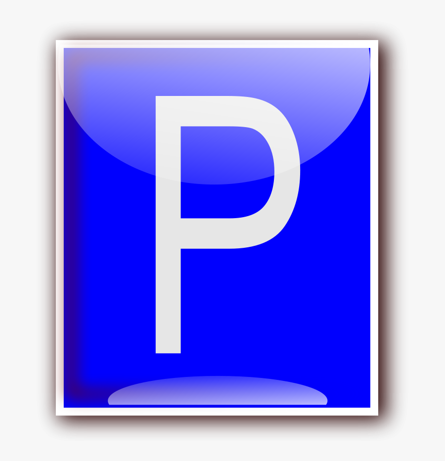 Parking Svg Clip Arts - Parking Sign, Transparent Clipart