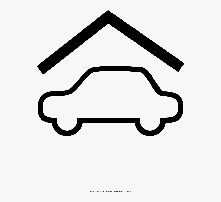 Car Parking Coloring Page - Car Boot Icon Png, Transparent Clipart
