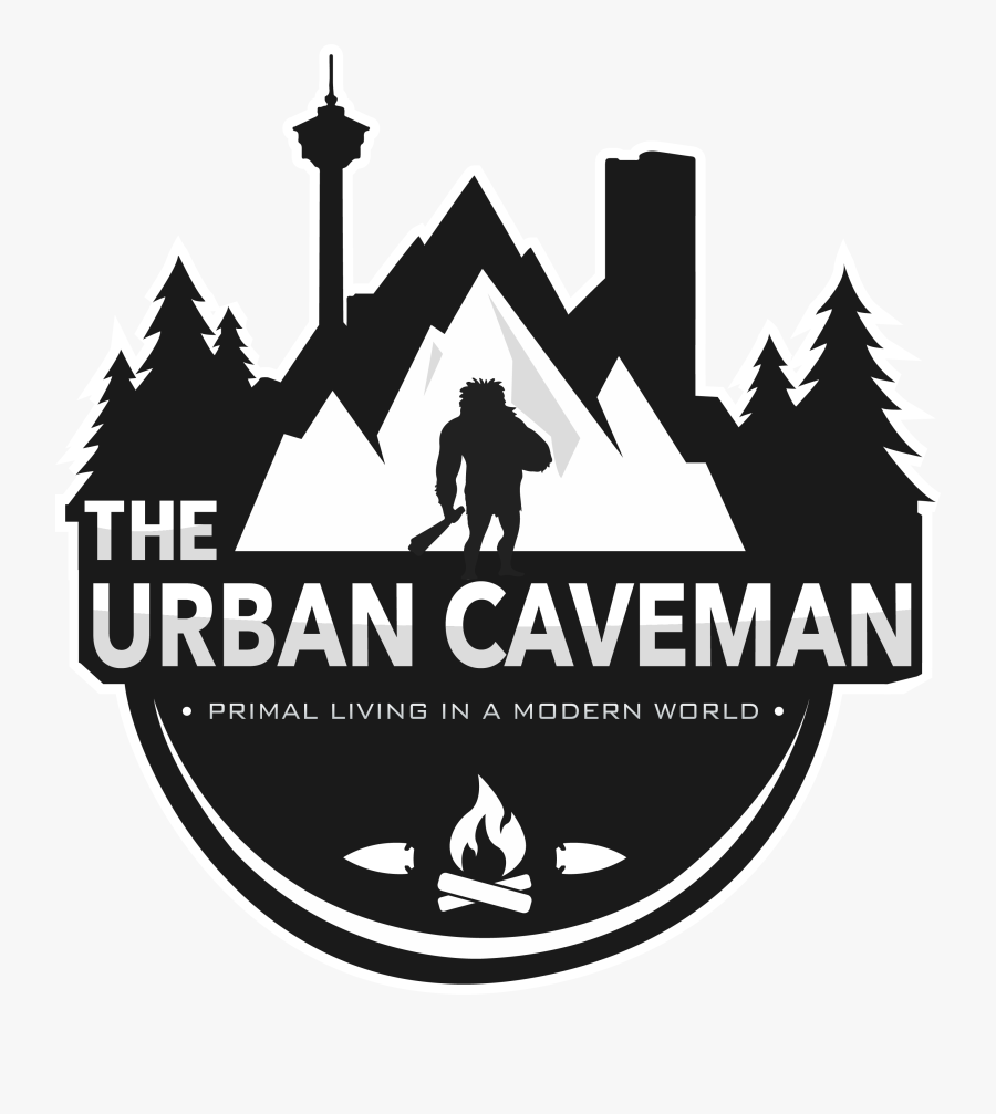 The Urban Caveman - Illustration, Transparent Clipart