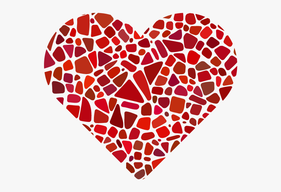 Mosaic Stone Heart Scholarship My Career Design Studio - Heart, Transparent Clipart
