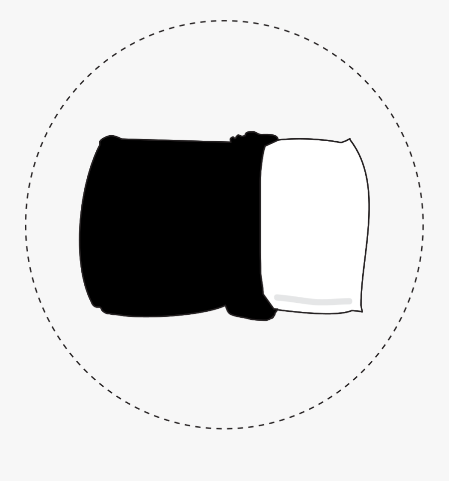 Clip Art Pillow Clipart Black And White, Transparent Clipart