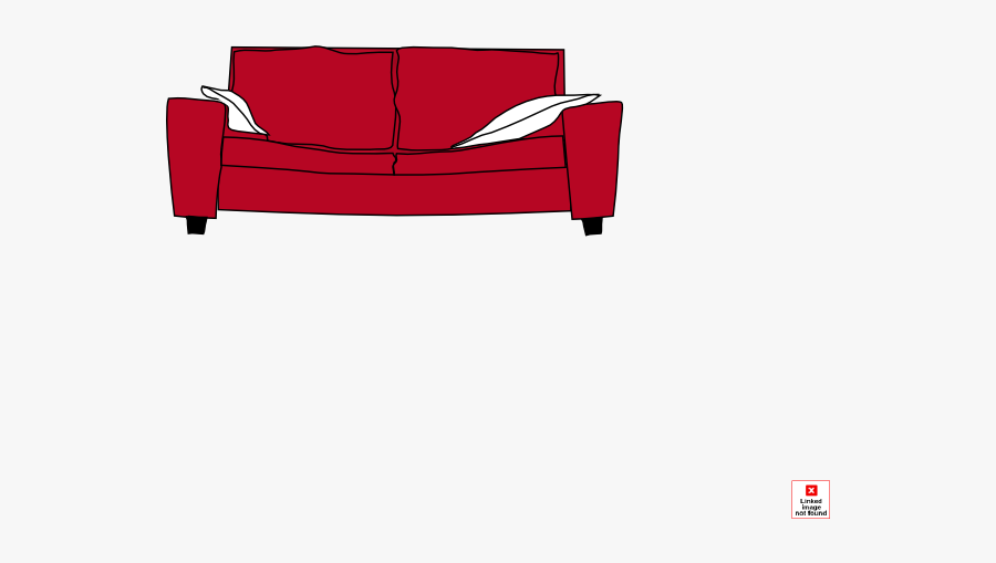 Studio Couch, Transparent Clipart