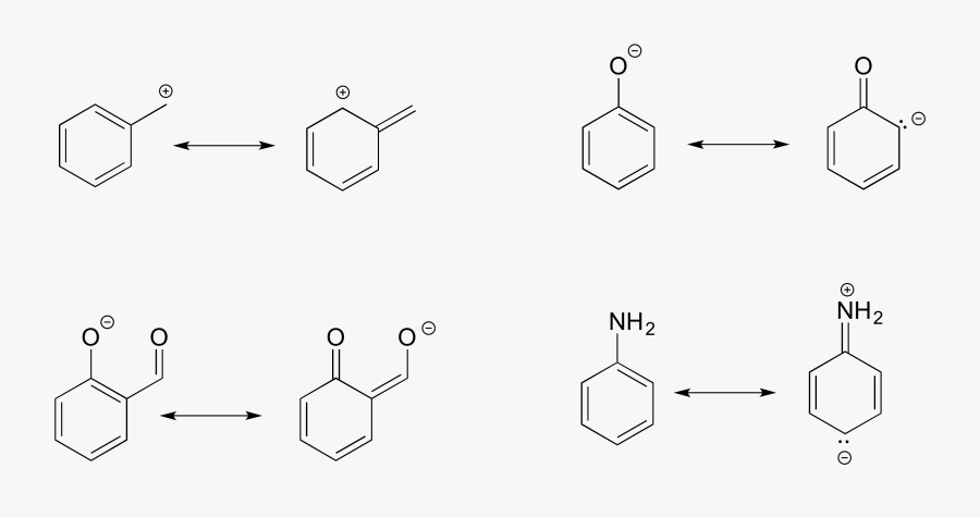 Cyclohexene Resonance, Transparent Clipart