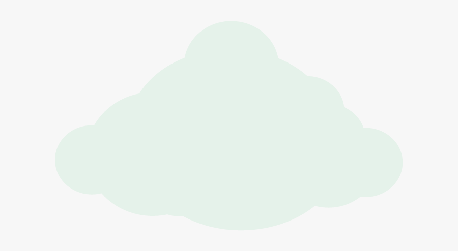 Cloud-1 - Cloud Template Free Printable, Transparent Clipart