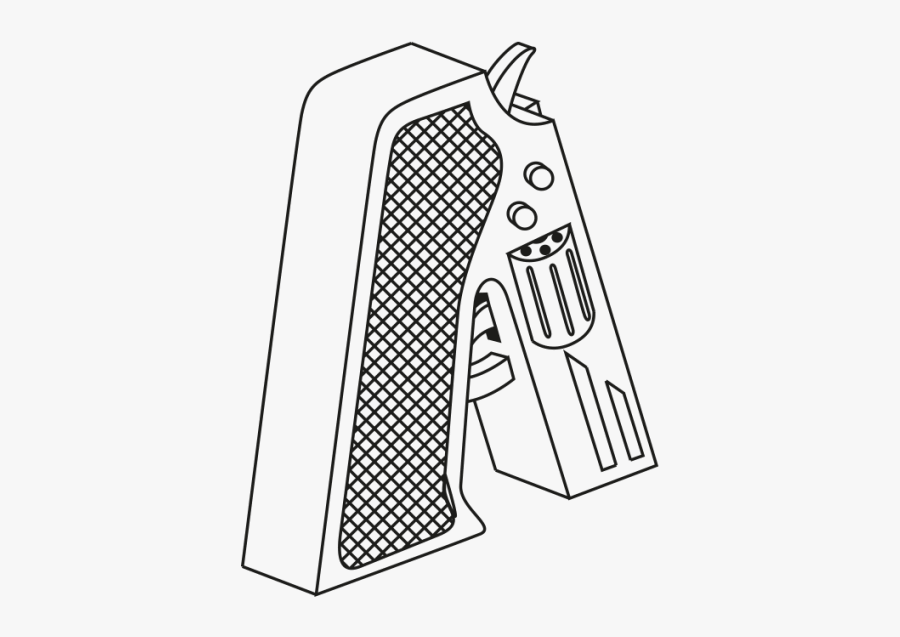 Cool Gun Action Font - Pistol Font, Transparent Clipart