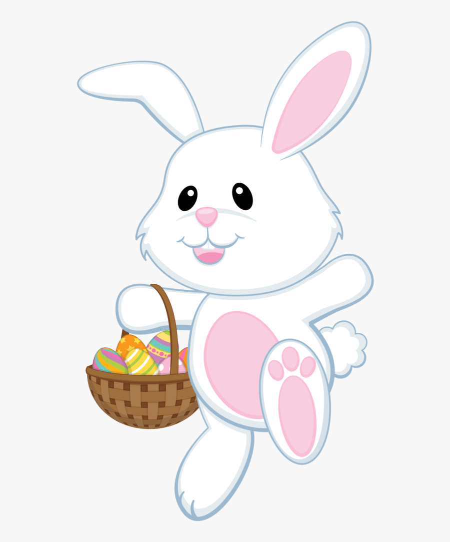 Tubes Paques - Easter Bunny Watercolor Clipart, Transparent Clipart
