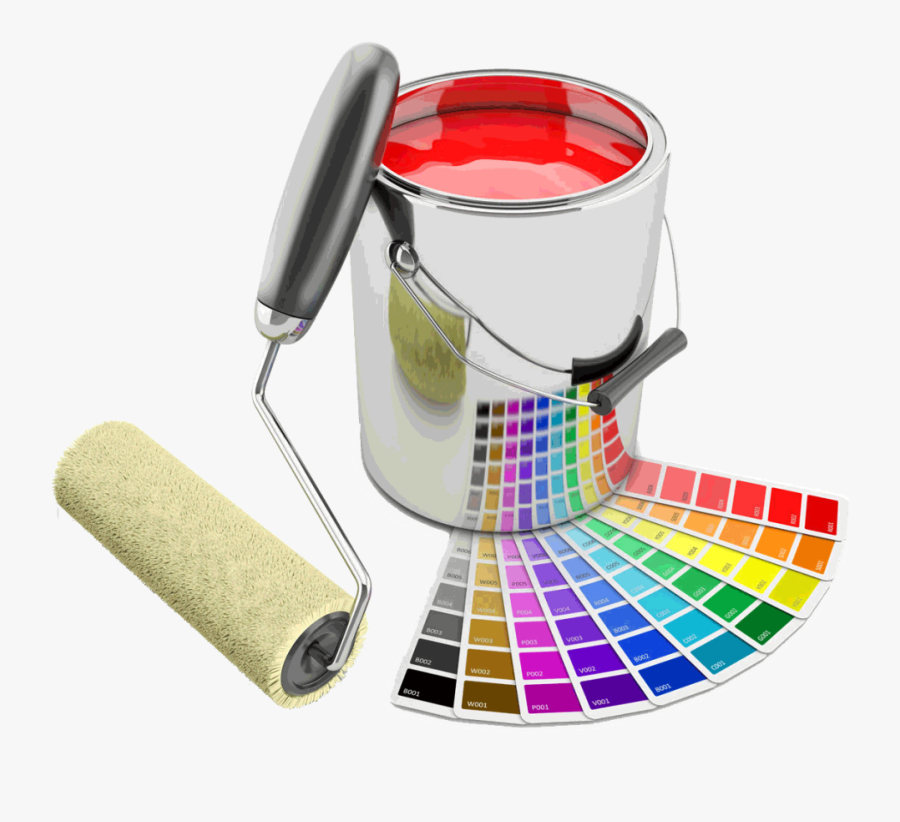 Painting Photography Paint Painter Rollers Roller Clipart - Paint Cans Brushes Rollers, Transparent Clipart