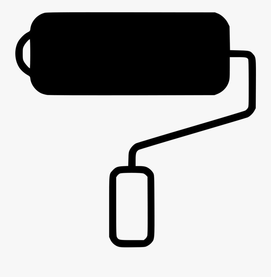 Paint Roller, Transparent Clipart