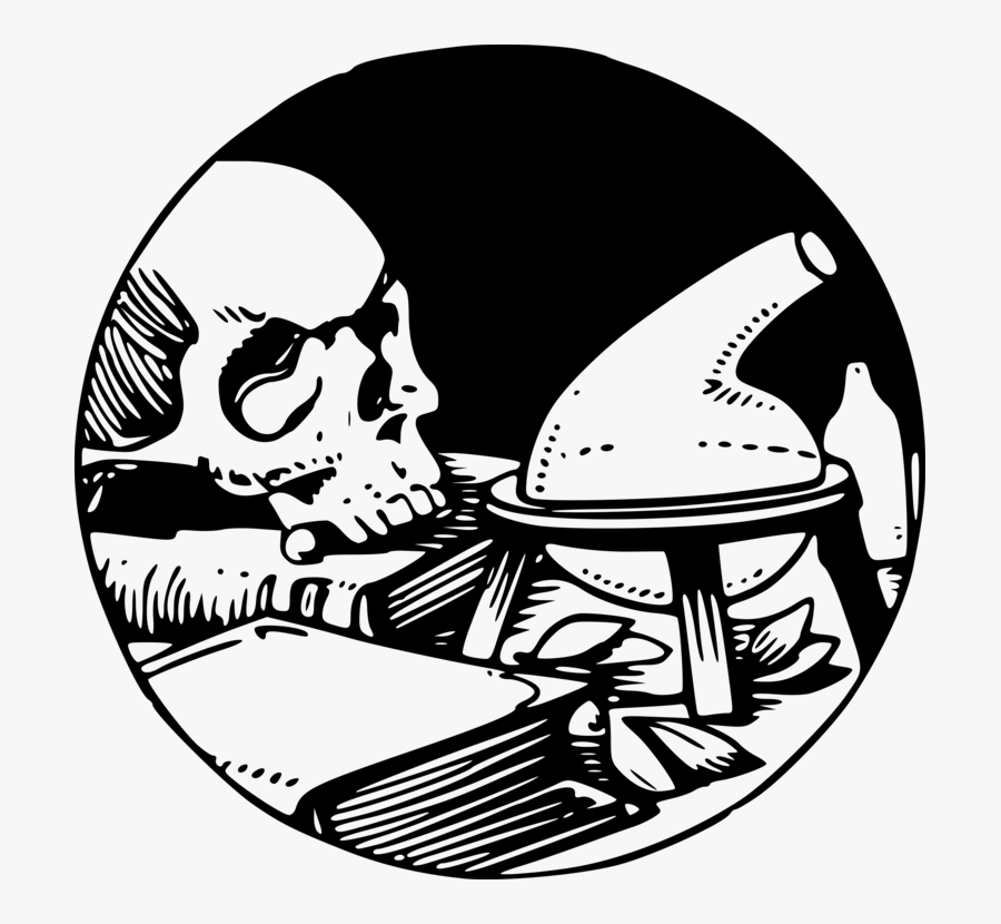 Line Art,art,skull - Illustration, Transparent Clipart