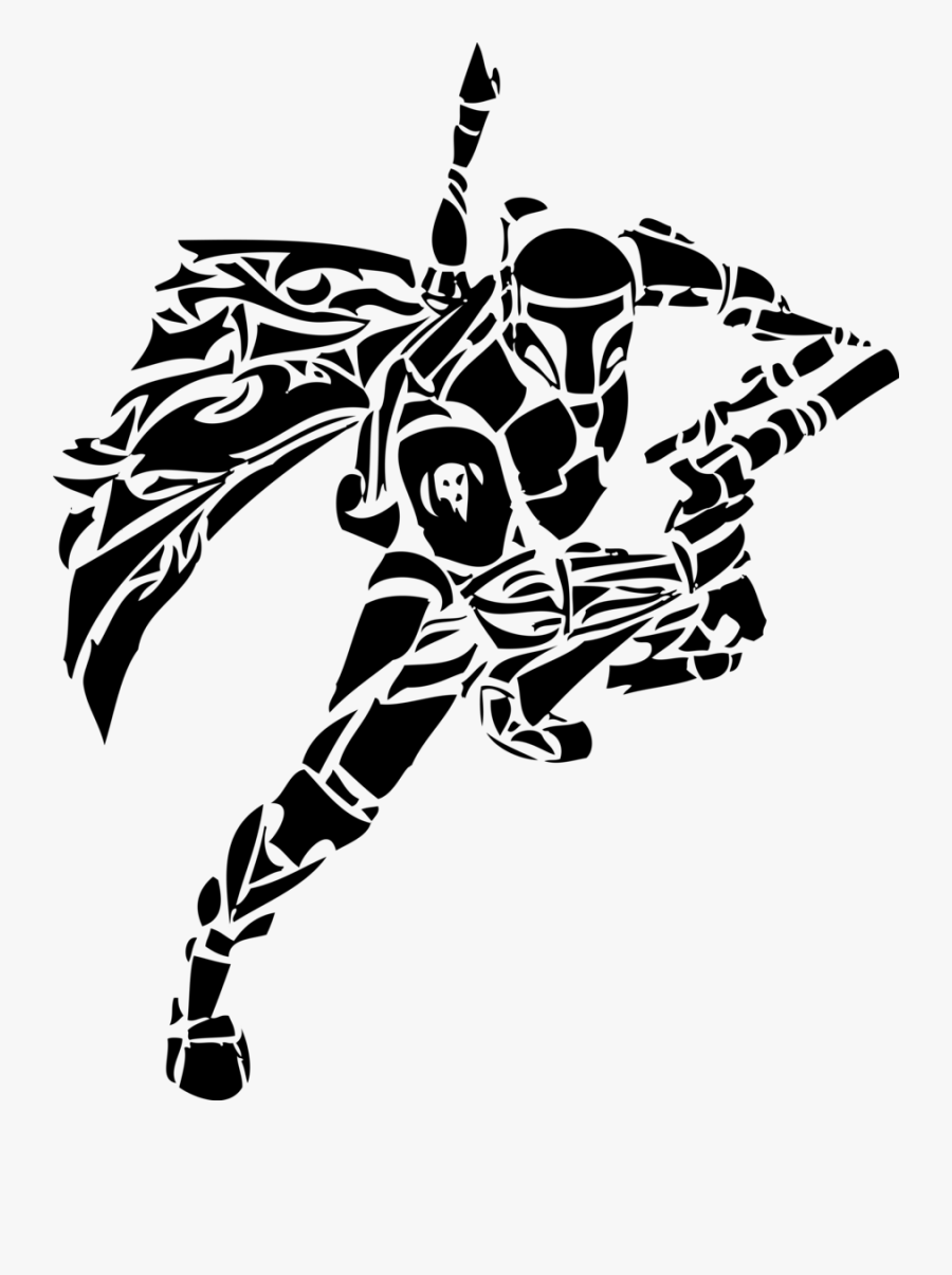 Tribal Star Wars Tattoos, Transparent Clipart