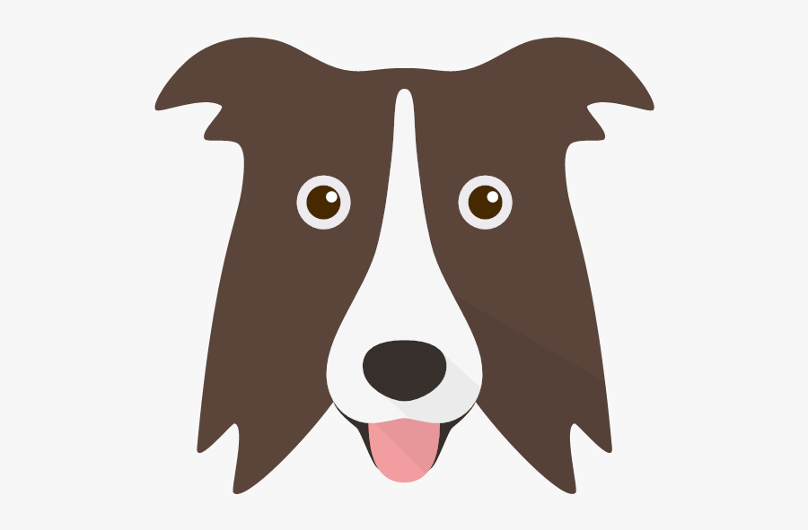 Border Collie Icon, Transparent Clipart