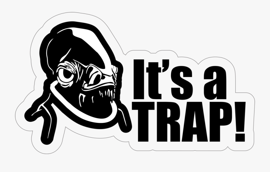 Its A Trap Sticker, Transparent Clipart