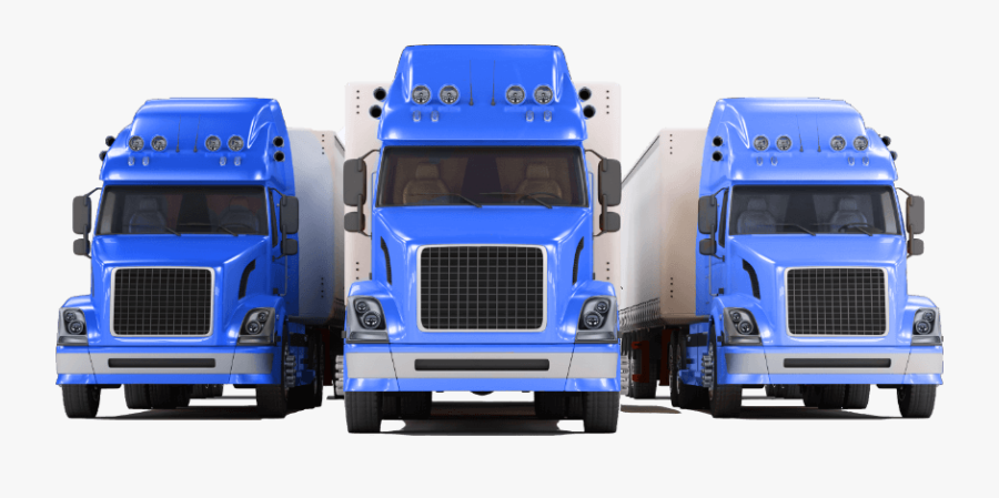 Semi Truck Blue Png, Transparent Clipart