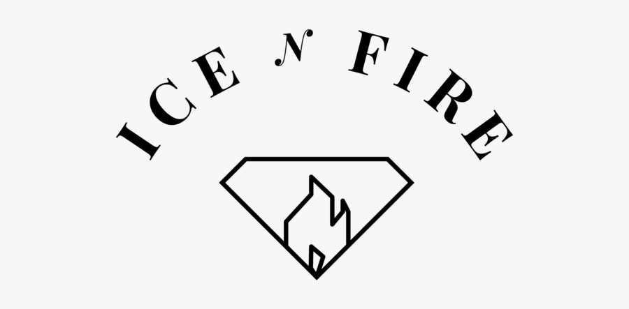 Ice N Fire Logo, Transparent Clipart