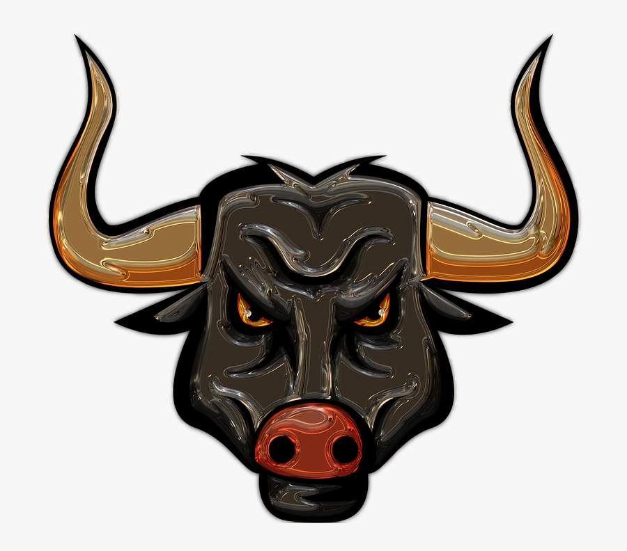 Bull, Longhorn, Metallizer, Art, Glass, Factory - San Fermin Logo 2019, Transparent Clipart