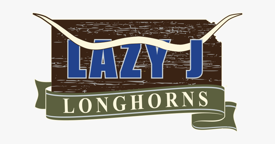 Lazy J Longhorns - Lazy J Cattle Brand, Transparent Clipart