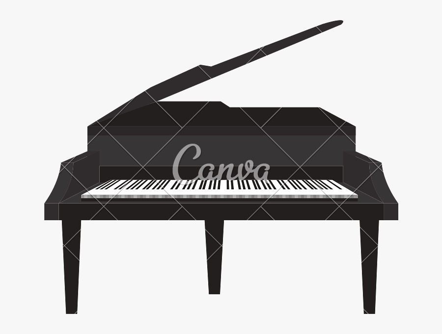 Transparent Grand Piano Clipart - Canva, Transparent Clipart
