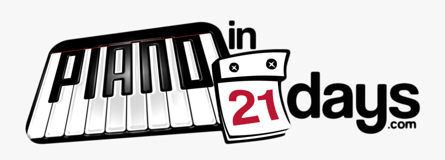 Piano In 21 Days Logo, Transparent Clipart