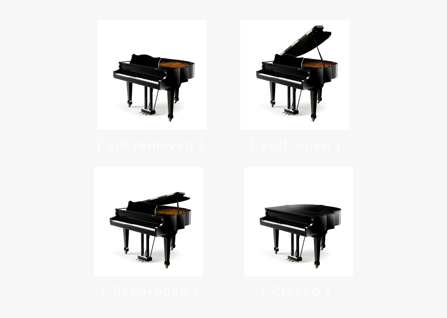 Grand Piano, Transparent Clipart
