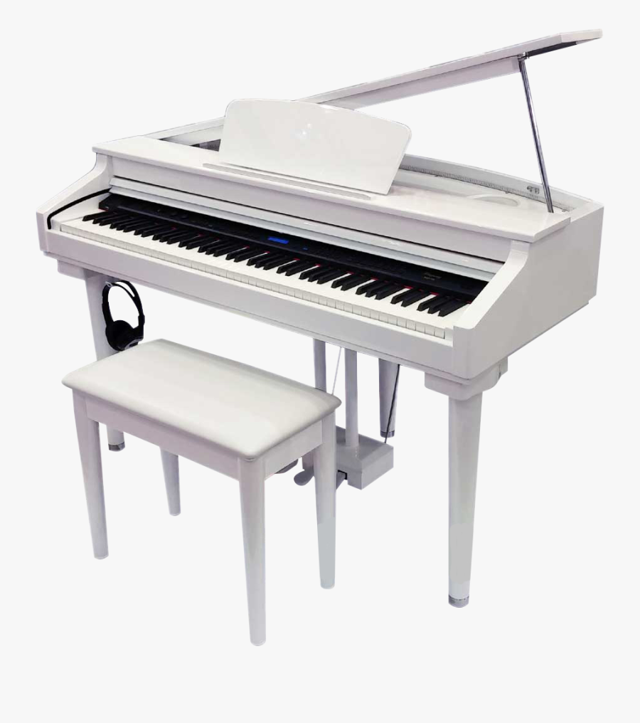 Transparent Grand Piano Png - פסנתר כנף חשמלי, Transparent Clipart