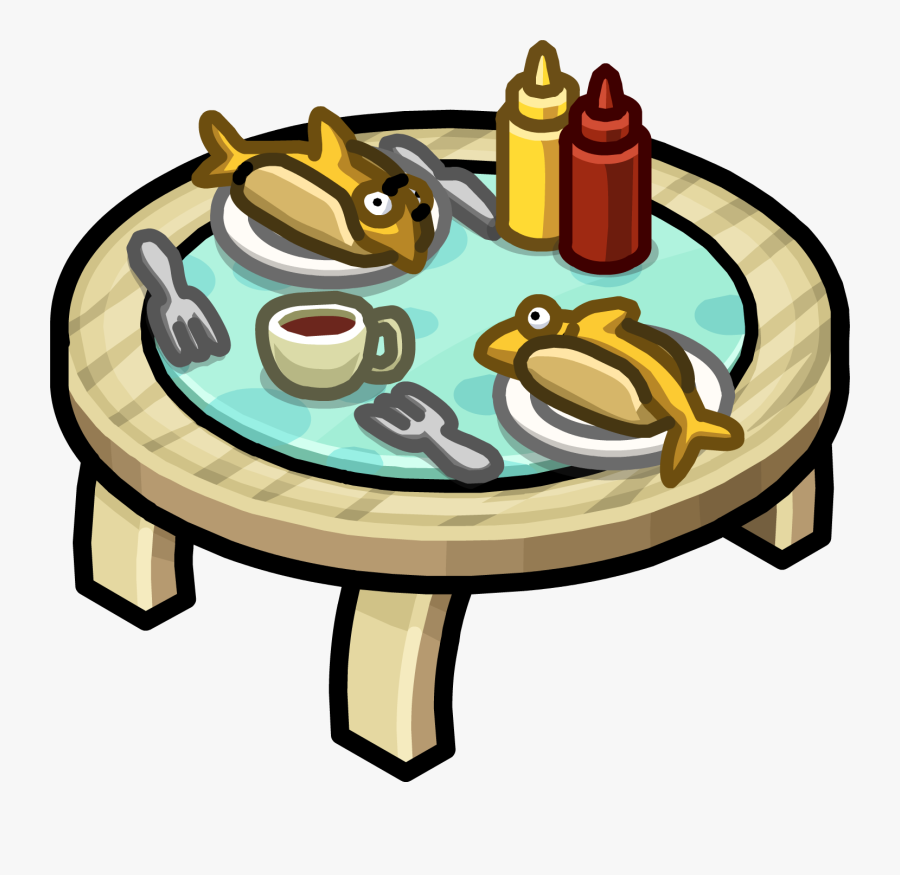 Table For Two - Free Penguin Codes For Table, Transparent Clipart