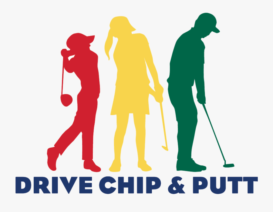 Drive Chip And Putt Logo, Transparent Clipart