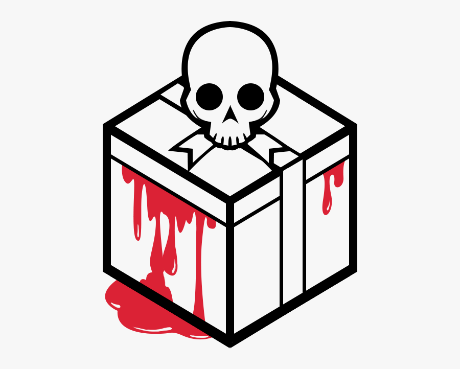 Take A Look Inside - Cube With Angry Face, Transparent Clipart