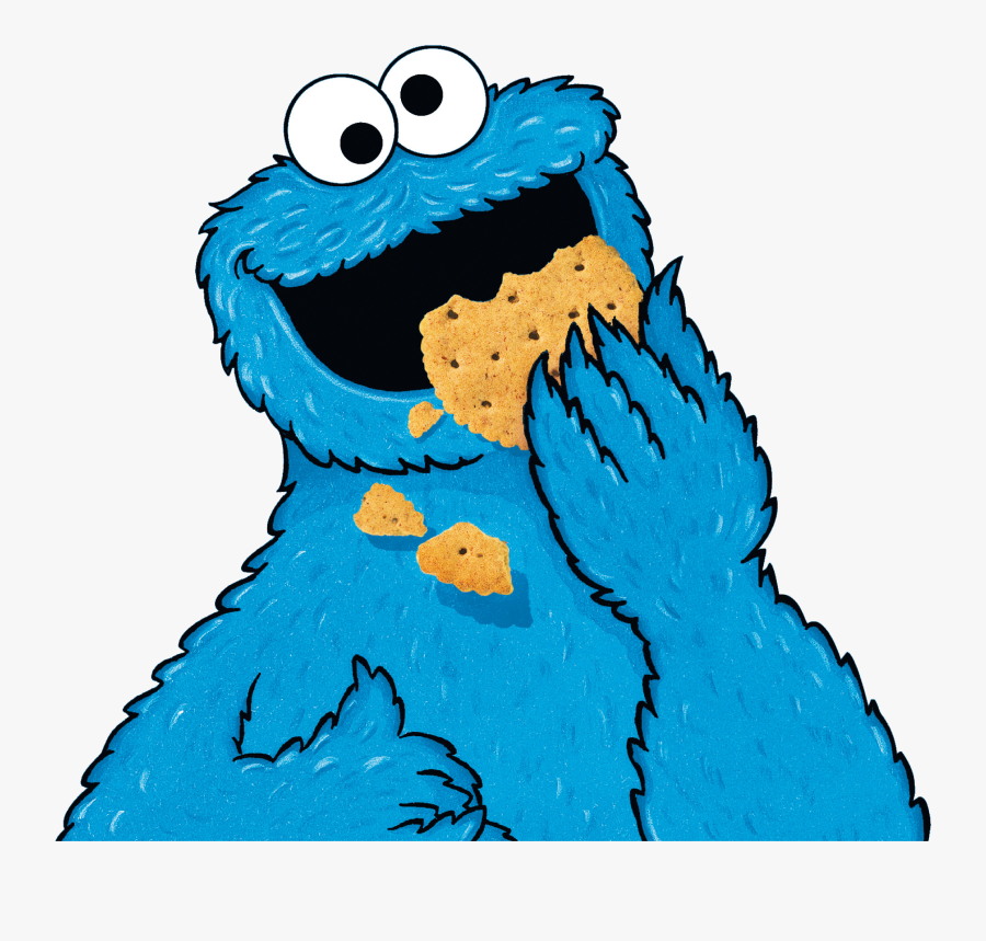 Cookie Monster Images Of Free Best Transparent Png - Cartoon Cookie Monster Eats Cookies, Transparent Clipart