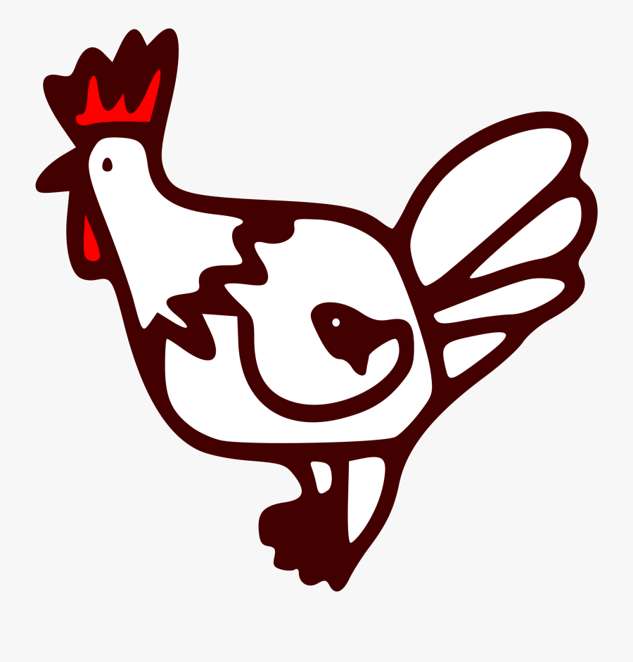 Rooster 02 Clip Arts - Chicks And Salsa Coloring Page, Transparent Clipart
