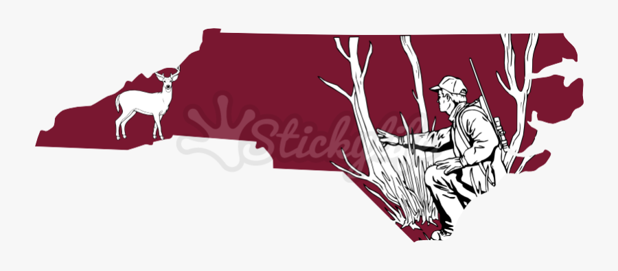North Carolina State Decal - Illustration, Transparent Clipart