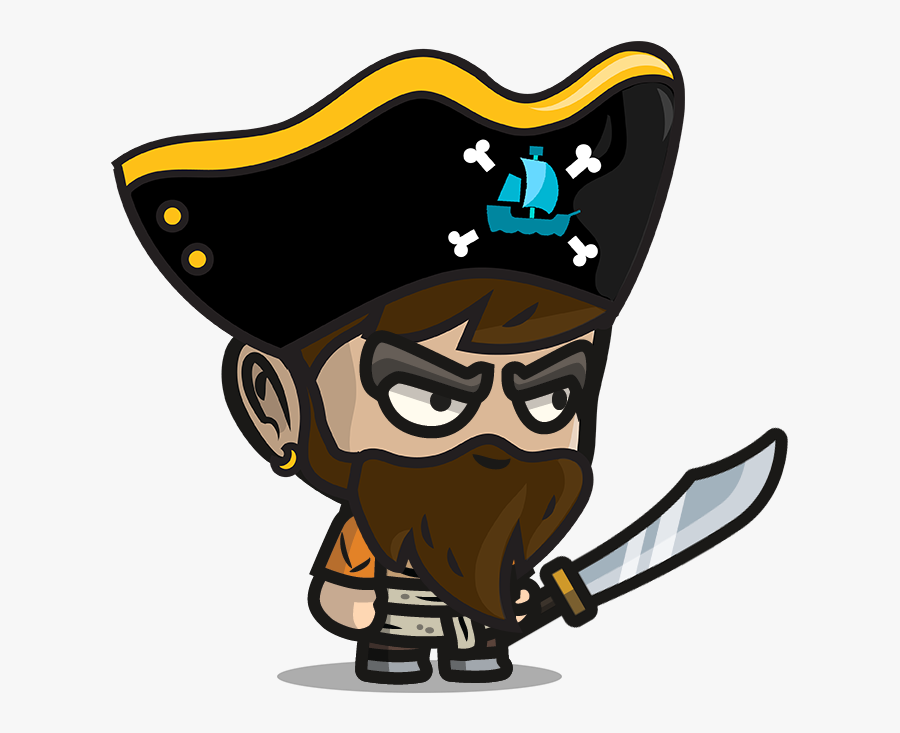 Chibi Pirate, Transparent Clipart