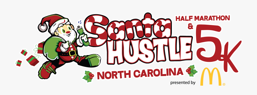 Santa Hustle 5k And Half Marathon - Santa Hustle Cedar Point, Transparent Clipart