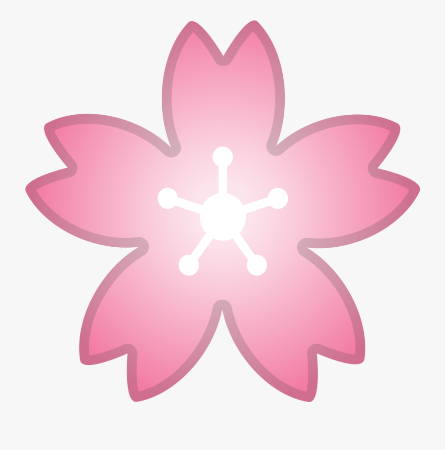 Property,flower,clip Art - Sakura Cherry Blossom Icon Png, Transparent Clipart