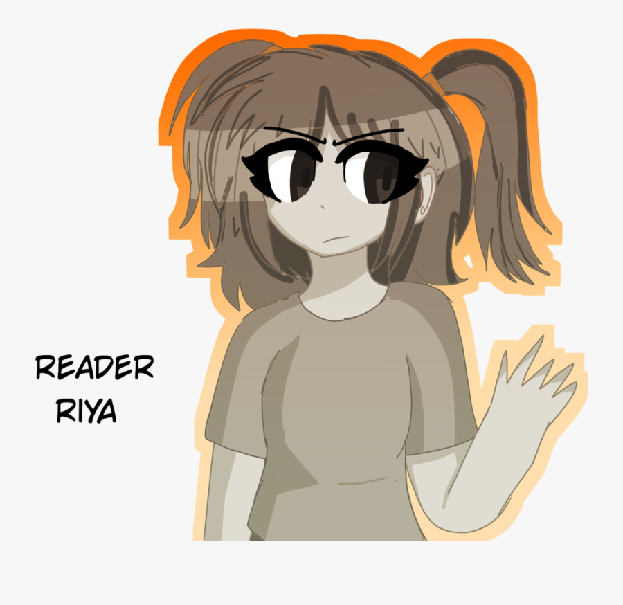 Dbh Oc - Reader/riya - Cartoon, Transparent Clipart