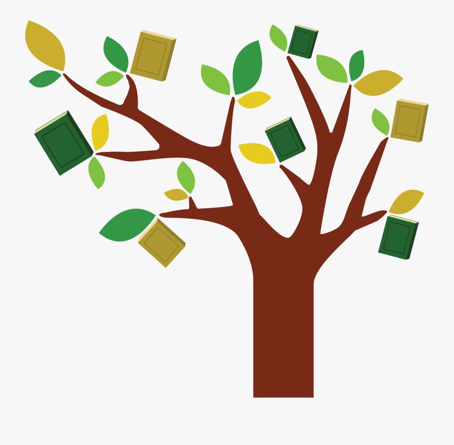 Book Tree, Transparent Clipart
