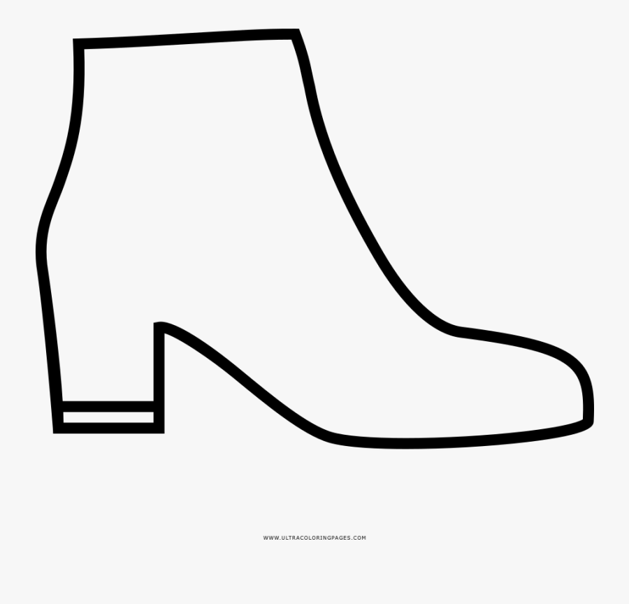 High Heels Coloring Page - Line Art, Transparent Clipart