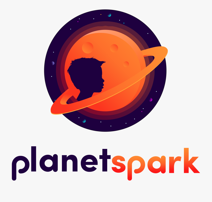 Logo,orange,clip Design,illustration - Planet Spark Logo, Transparent Clipart
