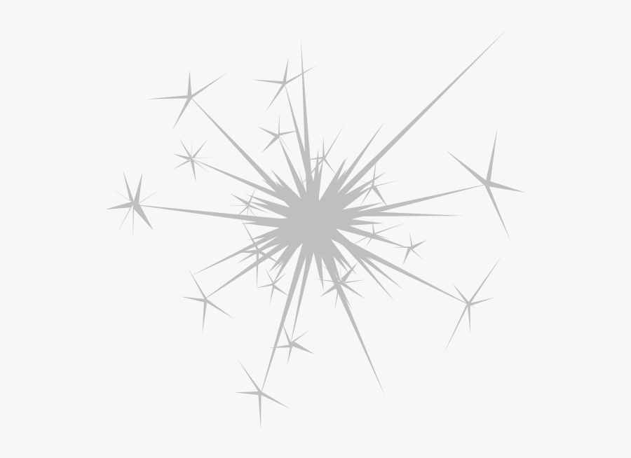 Transparent White Fireworks Png - Sparkle Clip Art, Transparent Clipart